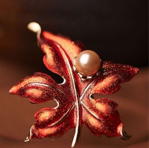 autumn copper gold plated collar badge valentine